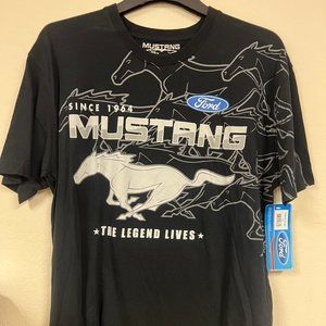 Ford MUSTANG Men’s T-Shirt By JH Design - Brand New - Licensed - Size Large